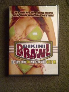 Bikini Brawl DVD Wild Girls Wrestling in Oil Beer Cream