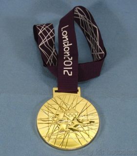London 2012 Olympic Gold Medal Ribbon Full Size Souvenir THE BEST IN