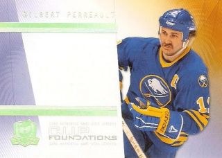 09 10 The Cup Artist Proof Quad Auto Jersey Gilbert Perreault