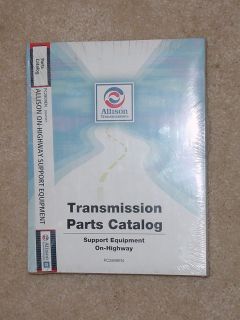  ON HIGHWAY SUPPORT EQUIPMENT PARTS CATALOG PC2809EN TRANSMISSION PARTS