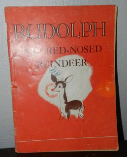  The Red Nose Reindeer Robert L May Denver Gillen 1939 1st 1st