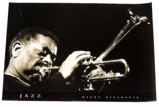 Dizzy Gillespie Jazz Poster 24 by 34 inches from 1996