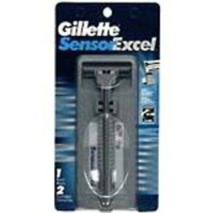 Gillette Sensor Excel Razor with 2 Refill Blades