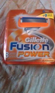 GILLETTE FUSION POWER 12 BLADES, NEW FACTORY SEALED, overseas buyers