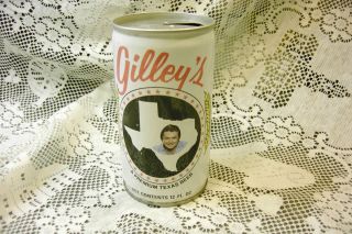  Gilleys Steel Bottom Pull Tab Top Beer Can Mickey Gilley