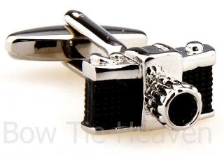Camera Photographer Cufflinks with Gift Box or Gift Bag