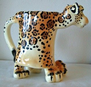 Zoe Leopard Mug Collectible Ceramic Retired SWAK