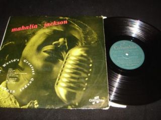 Mahalia Jackson Worlds Greatest Gospel Singer LP France Near Mint