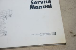 Genie Lift Service Manual Manlift GS 1530 GS 1930 Part No. 39528 INV