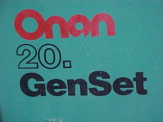 Onon 20 Genset Cummins Generator Runs Great