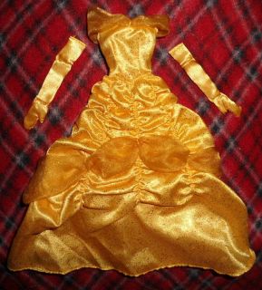  Beauty & the Beast BELLE 11 DOLL OUTFIT NEW Dress GOLDEN