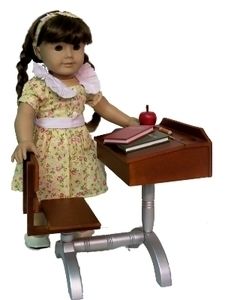 New 18 Doll School Desk Accessories for American Girl Doll Furniture