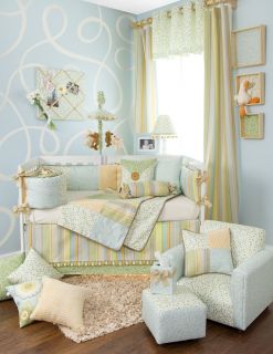 Glenna Jean Finley 4 Piece Crib Set Baby Bedding New In Original