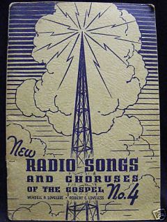 Song Book Radio Song Gospel Christian Vintage 42 Music