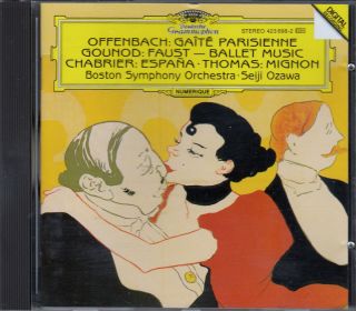 Offenbach Gaite Parisienne Gounod Faust Boston Symphony Orchestra CD