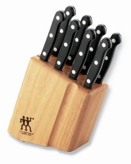 Henckels 9 PC Block Set Gourmet Steak Knife Set