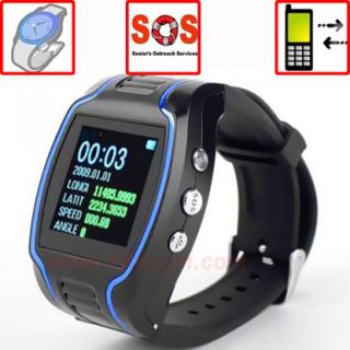 New Security Realtime GPS GSM GPRS Tracker Watch Style