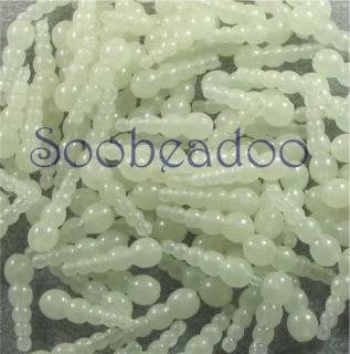 200 Glow in Dark Stacking Beads 19mm x 6mm