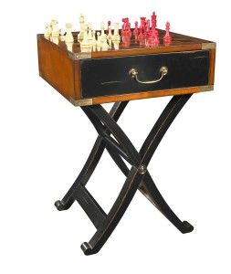 Grandmasters Chess Box Hand Made Wood Game Table