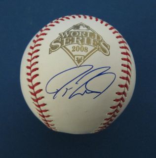 Jayson Werth Phillies Autographed/Signed 2008 World Series Baseball
