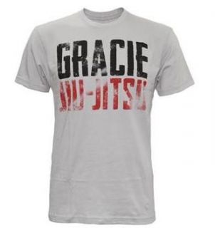 Gracie Academy Anaconda Jiu Jitsu MMA Shirt White Sizes s M L XL 2XL