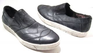 New Mark Nason Lounge Glassboro Gray Slip on Loafers Shoes Mens 10 5