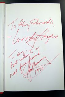 1973 Woody Hayes Signed You Win with People Ohio St Buckeyes Book