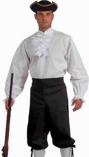 George Washington Colonial Historical Costume White Shirt