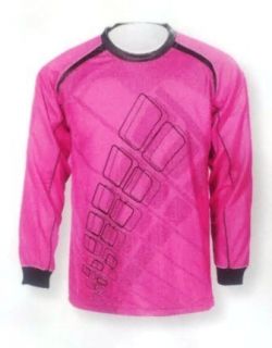 Soccer Jersey Goalie Goalkeeper Long Sleeve Elbow Padded Pink Black