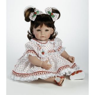 Adora Dolls Baby Doll “Strawberry Fields” Brown Hair / Green Eyes