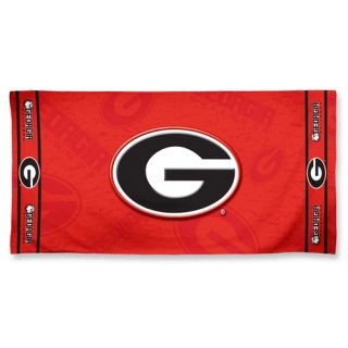 Georgia Bulldogs 30 x 60 fiber reactive beach bath towel NEW