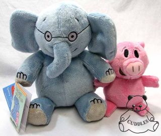 Gerald Elephant & Piggie Yottoy Plush Toy Stuffed Animal Pig Character