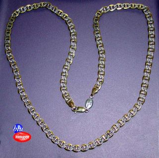 PGDA 925 2/25 14K 22 Necklace Sterling Silver / Gold Piercing Pagoda