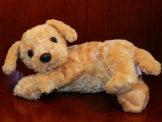 Skippy Golden Retriever Puppy Dog 2001 Plush Stuffed Animal Yellow Toy