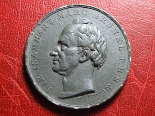 GREAT BRITAIN 1842 Thames River Tunnel Completion Medal By J Davis Sir