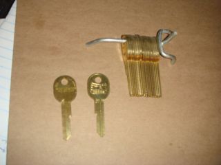 20 Locksmith GM Secondary Key Blank Fits All Letter Keys