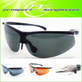Tac Polarized Lens Sunglasses Golf Fishing Running Sports Blue Blocker