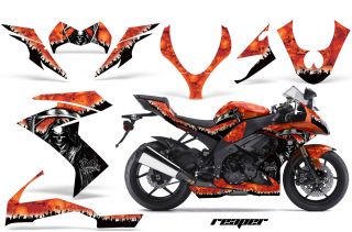 AMR Racing Graphic Kit Decal Bike Wrap Kawasaki ZX10 Ninja 2008 2009