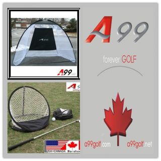  golf training aid practice cages Hitting Net Black N01 + chipping net