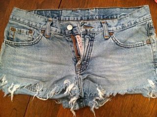 Lucky Brand Seven Ultra Low Rise Jean Shorts 6 28