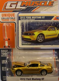 GREENLIGHT COLLECTIBLES 1 64 SCALE YELLOW BLAZE METALLIC 2012 FORD
