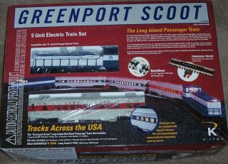 New K Line K 1219 Greenport Scoot The Long Island Passenger Train Set