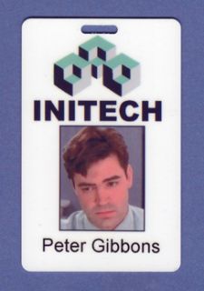 Initech ID Cards Perter Gibbons Office Space Cosplay