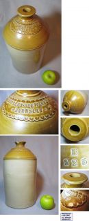 very good material stoneware pottery maker barnsley brewery co england