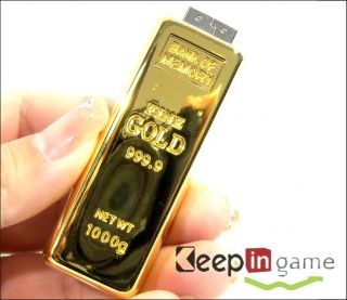 gold bar usb flash drive