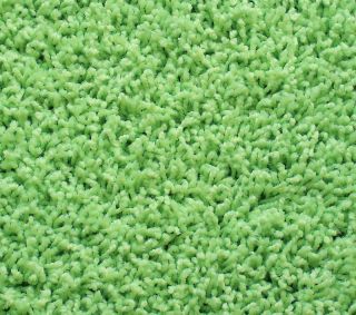 Area Rug Green Shag Carpet w Binding Froggy Green Shazaam