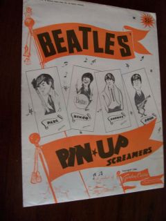   The Beatles Posters Pin Ups by Gordon Currie in the Original Package
