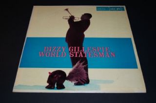 Dizzy Gillespie World Statesman 1956 Norgran Mono Jazz LP DG MGN 1084