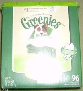 Greenies Boxed Teenie Lite New SEALED 5 15 lb Dogs 96 Count