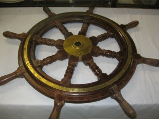 Vintage Ships Wheel by John Hastie Co Greenock Have to See
